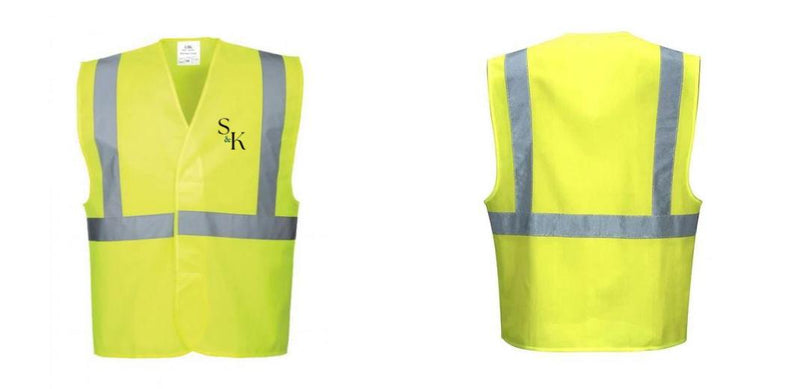 Custom Class 2 Yellow Reflective Safety Vest