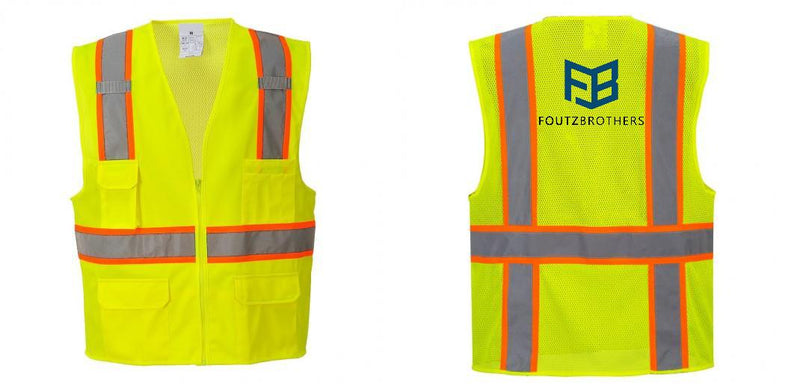 Class 2 Safety Vest with Cooling Mesh Back