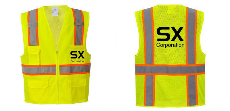 Class 2 Safety Vest with Cooling Mesh Back