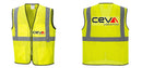 Custom Lightweight High Visibility Yellow Tampa Mesh Vest