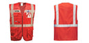 Custom RED Professional Executive Style Safety Vest