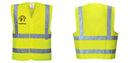Custom Logo Reflective Yellow Safety Vest - ANSI Class 2
