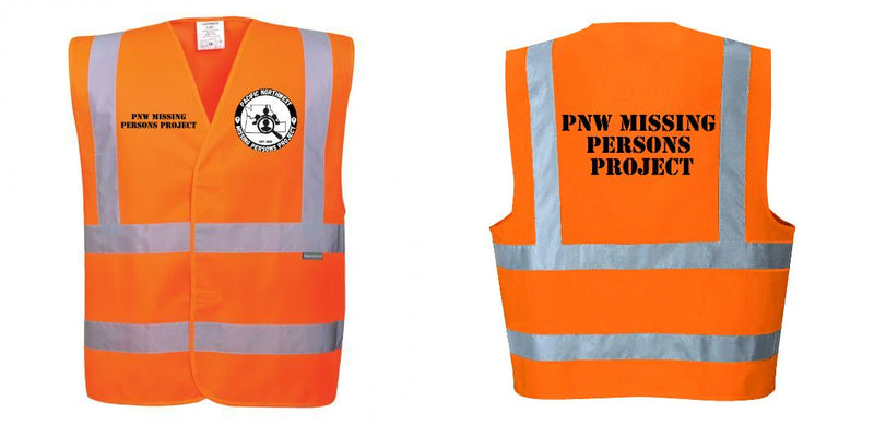 Custom Hi-Vis ORANGE Class 2 Reflective Safety Vest