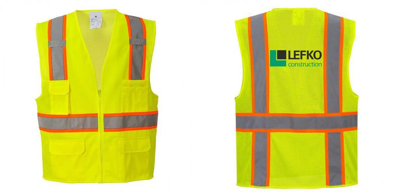 Class 2 Safety Vest with Cooling Mesh Back