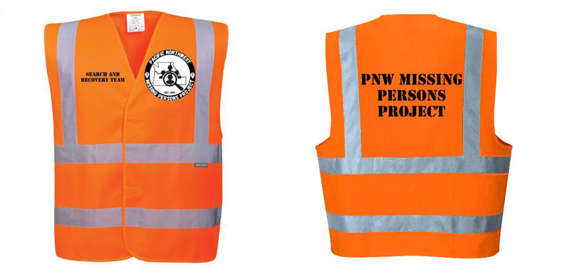 Custom Hi-Vis ORANGE Class 2 Reflective Safety Vest
