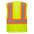 Contrast High Visibility Full Mesh Yellow Safety Vest