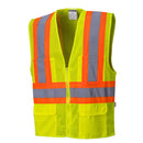 Contrast High Visibility Full Mesh Yellow Safety Vest
