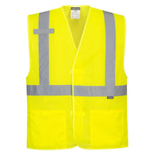 Load image into Gallery viewer, Custom Class 2 High Visibility Economy Reflective MESH Safety Vest
