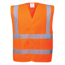 Load image into Gallery viewer, Custom Hi-Vis ORANGE Class 2 Reflective Safety Vest
