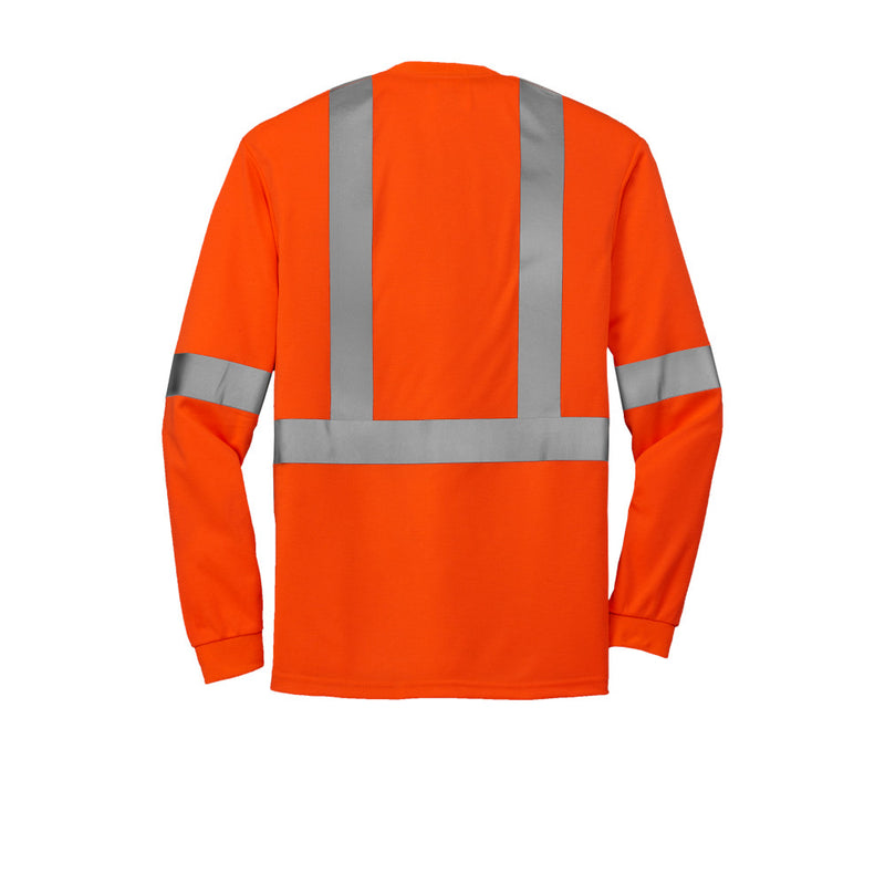 Class 2 Long Sleeve Safety T-Shirt ANSI 107 CornerStone