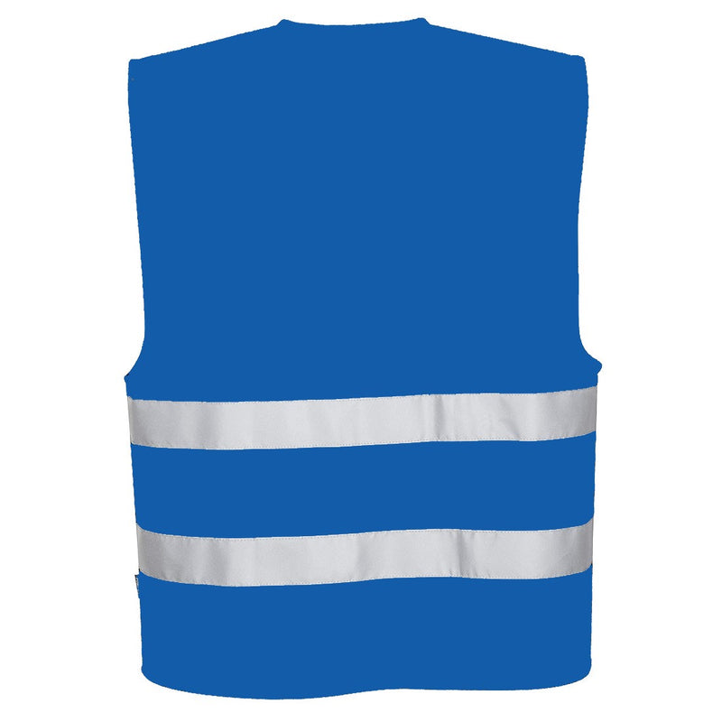 Custom ROYAL BLUE Safety Vest Reflective Hi Vis Work and Event Style Vest