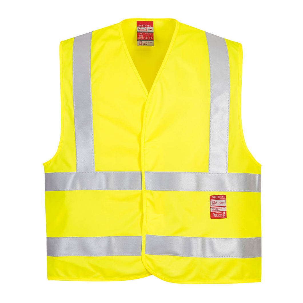 Hi-Vis Flame Resistant Lightweight Safety Vest