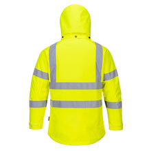 Load image into Gallery viewer, Ladies Hi-Vis Yellow Winter Jacket With 2&quot; Reflective Tape
