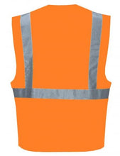 Load image into Gallery viewer, Custom Class 2 Orange Reflective Safety Vest
