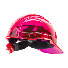 Load image into Gallery viewer, PINK Translucent Ratchet Hard Hat
