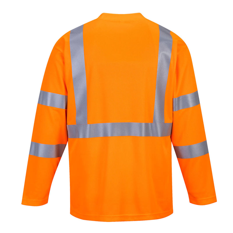 Class 3 Long Sleeve Shirt Hi-Vis Moisture Wiicking - Safety Vest Warehouse