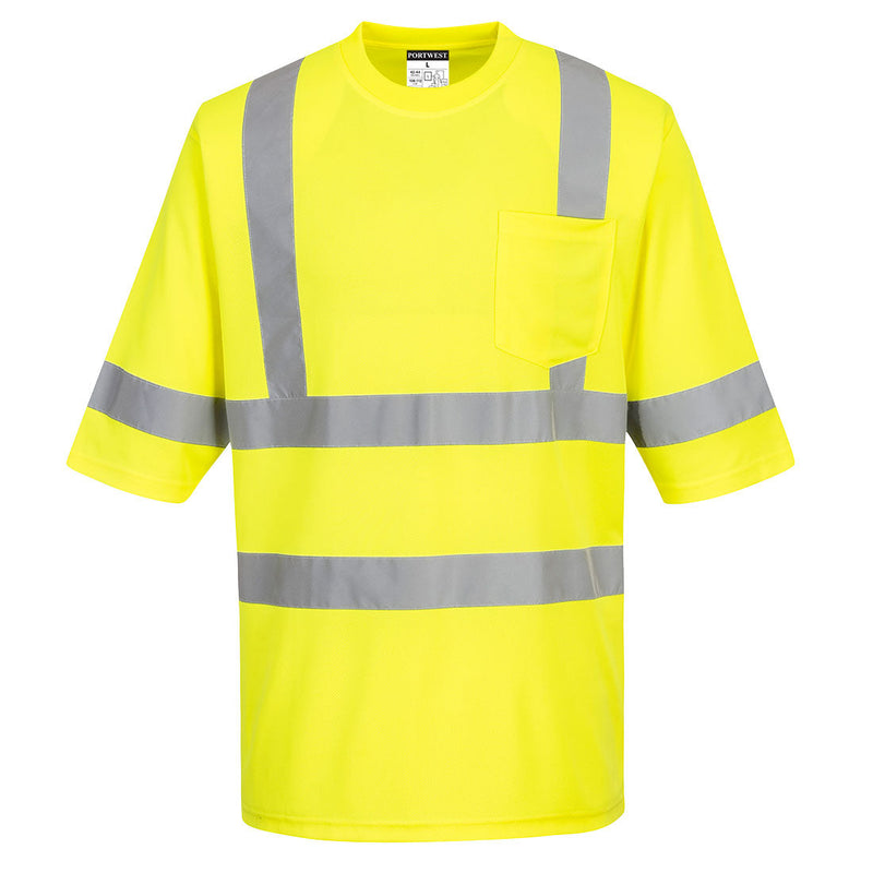 Custom Class 3 Yellow Wicking T-Shirt