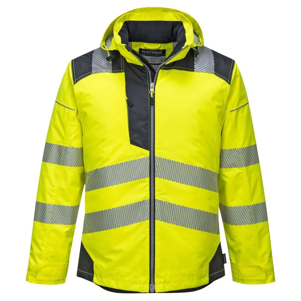 PW3 Hi-Vis Winter Jacket with Reflective Segmented Tape – Safety Vest ...
