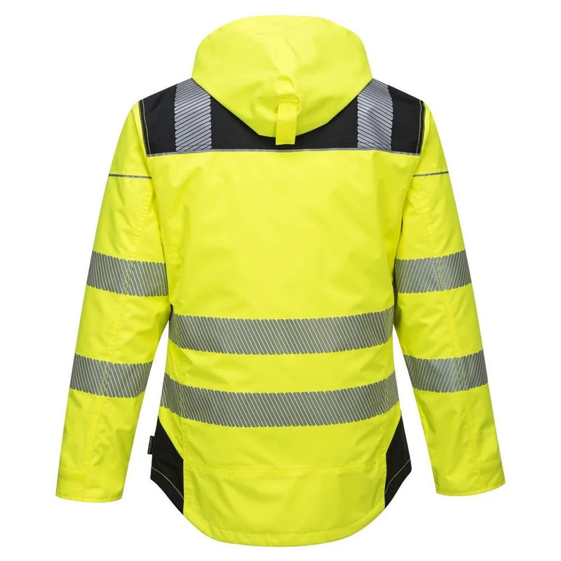 Custom PW3 Hi-Vis Winter Jacket with Reflective Segmented Tape