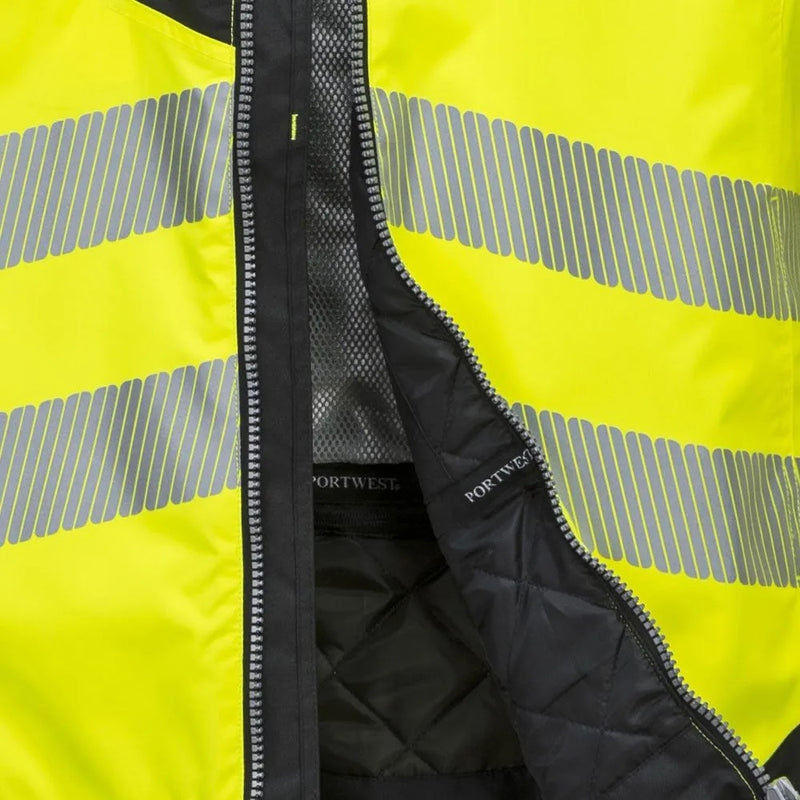 PW3 Hi-Vis Winter Jacket with Reflective Segmented Tape