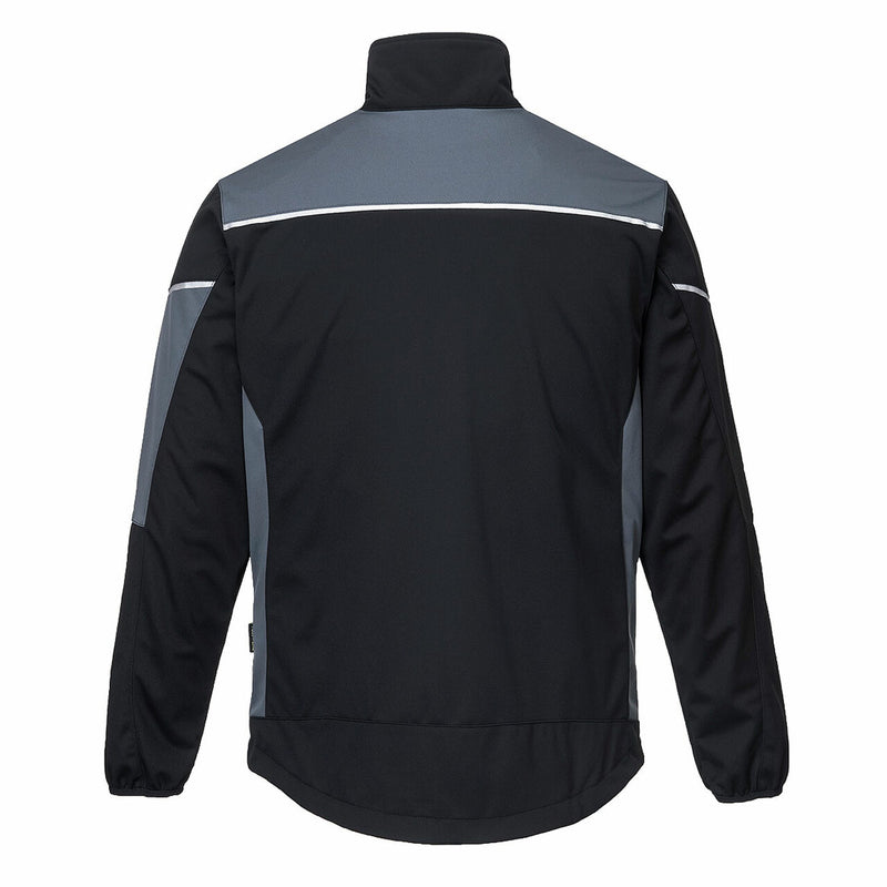 Stylish Black and Gray Flex Shell Jacket