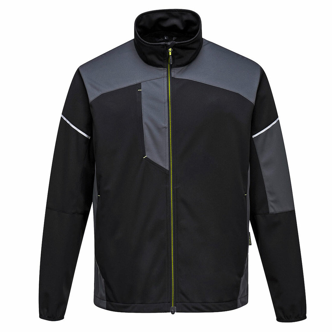 Stylish Black and Gray Flex Shell Jacket