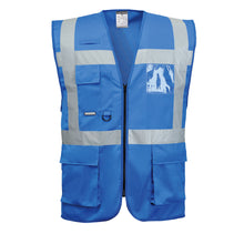 Load image into Gallery viewer, Custom ROYAL BLUE Professional Executive Style Safety Vest
