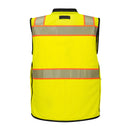 Custom Premium Two-toned Surveyor Safety Vest with Segmented Tape