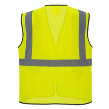 Load image into Gallery viewer, Custom Lightweight High Visibility Yellow Tampa Mesh Vest
