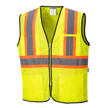 Load image into Gallery viewer, Class 2 Safety Vest with Pockets Mesh
