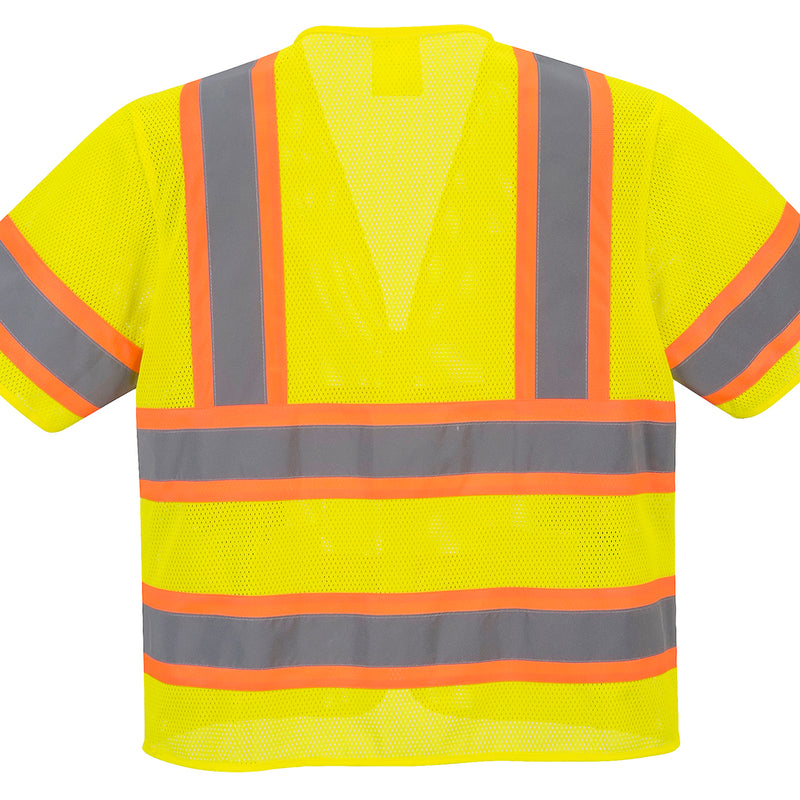 Class 3 Safety Vest Sleeved Hi-Vis with Pockets - Safety Vest Warehouse