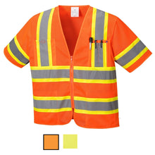 Load image into Gallery viewer, Class 3 Safety Vest Sleeved Hi-Vis with Pockets

